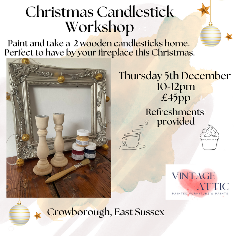 Christmas Candlestick Workshop | Fusion Paint |