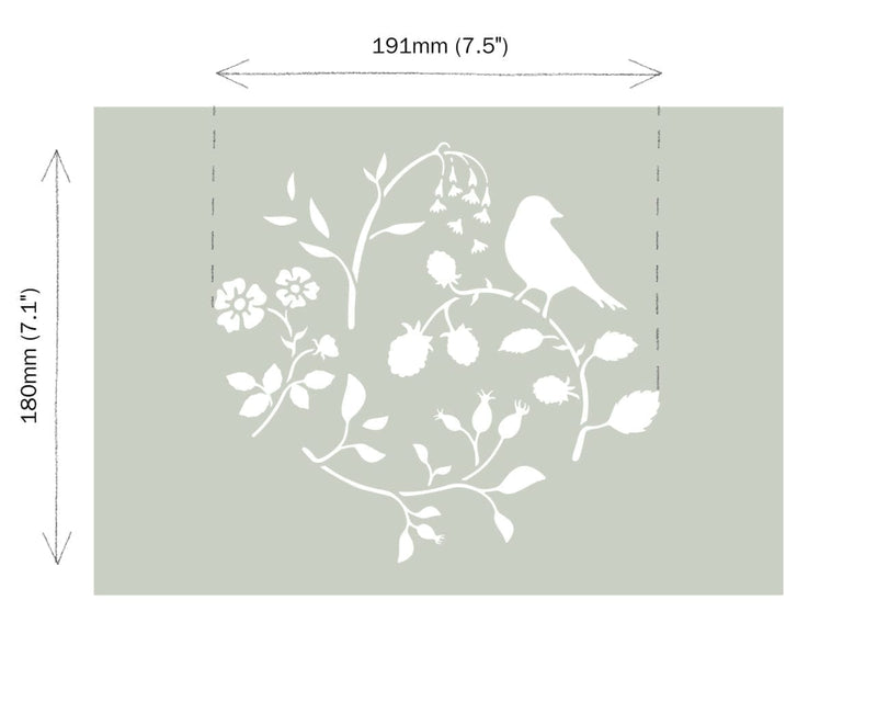 Countryside Bird is a timeless, elegant homage to the beautiful English hedgerow. It draws inspiration from classic pastoral motifs, including toile, William Morris fabrics, and the tapestries of François Boucher. Ideal for creating a classical, farmhouse, or romantic atmosphere, various elements of the design can be repeated throughout a room for a harmonious, unified look.