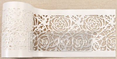 TEA ROSE GARDEN stick and style stencil roll