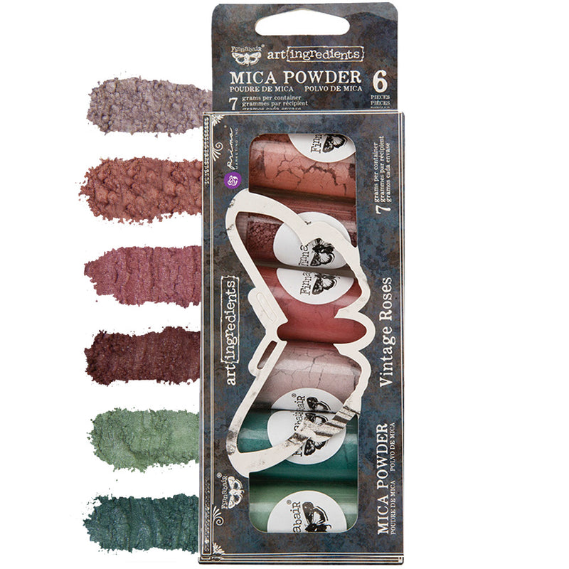 Add texture and a unique look to your paper crafts, mixed media projects and so much more! This package contains six 7g containers of mica powder in assorted colours. Comes in a variety of colours.