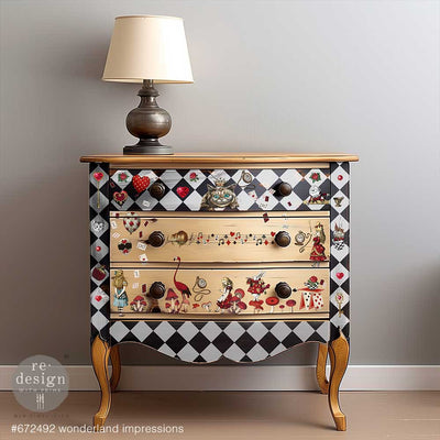 alice in wonderland impressions furniture transfer