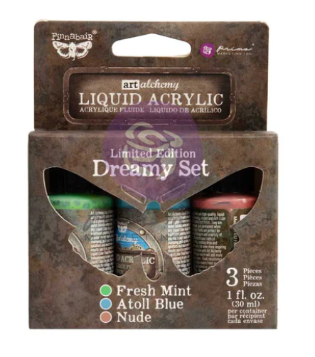 DREAMY SET | Liquid Acrylic Paints | 3x 30ml bottles