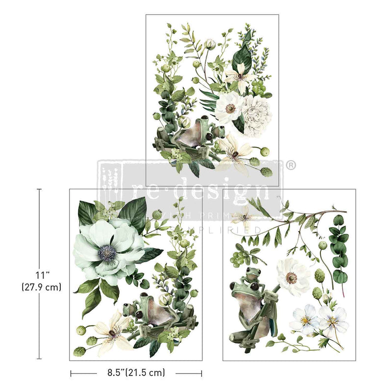 middy transfer by redesign with prima, frogs and flowers furniture transfer