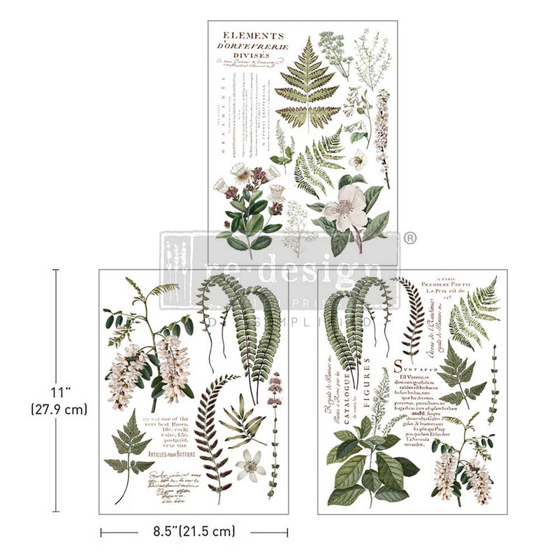 GREENERY GRACE | Decor Transfer | Redesign by Prima |  8.5" X 11"