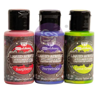 JUICY SET | Liquid Acrylic Paints | 3x 30ml bottles