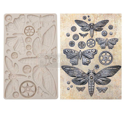 MECHA MOTH | Decor Mould | Redesign with Prima | 5" X 8"