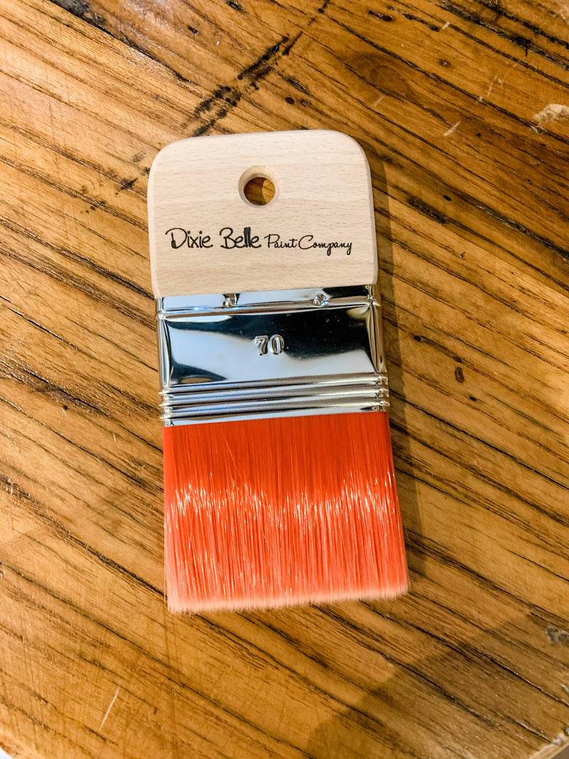 Synthetic Bristle Paint Brush Essentials Dixie Belle Paint Scarlet